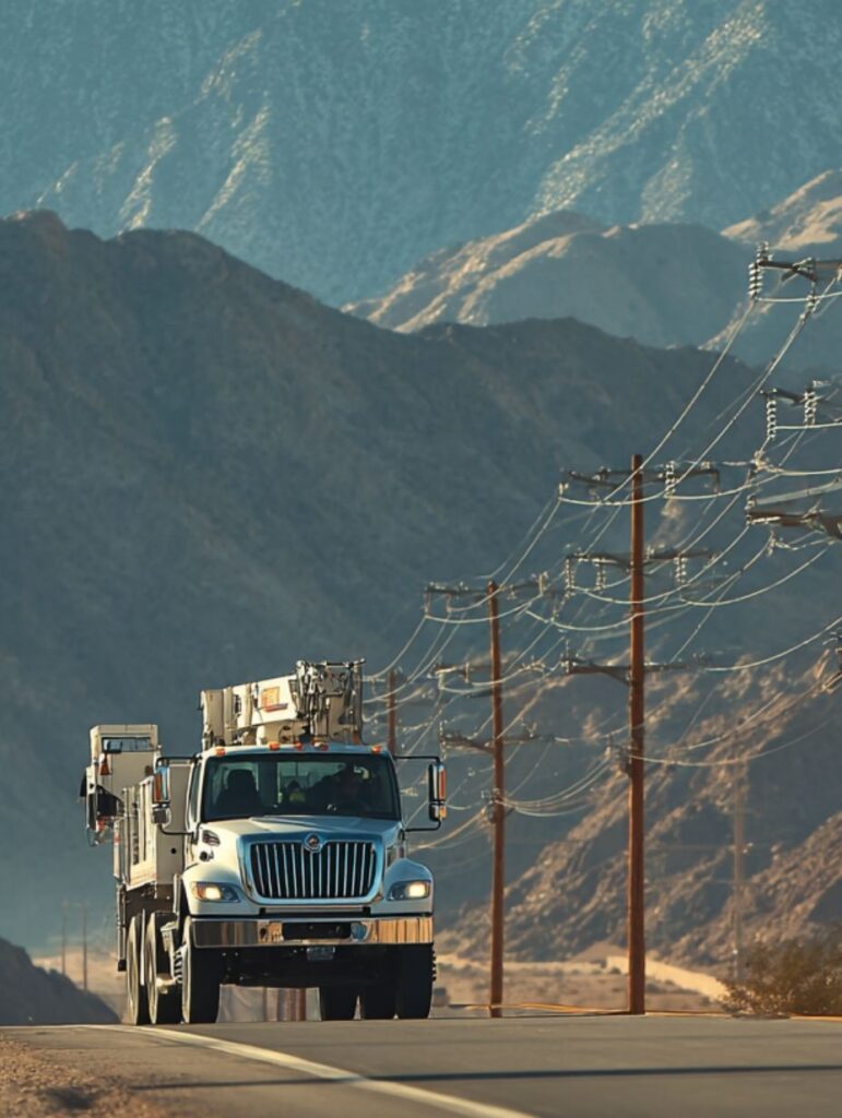 a municipal truck California